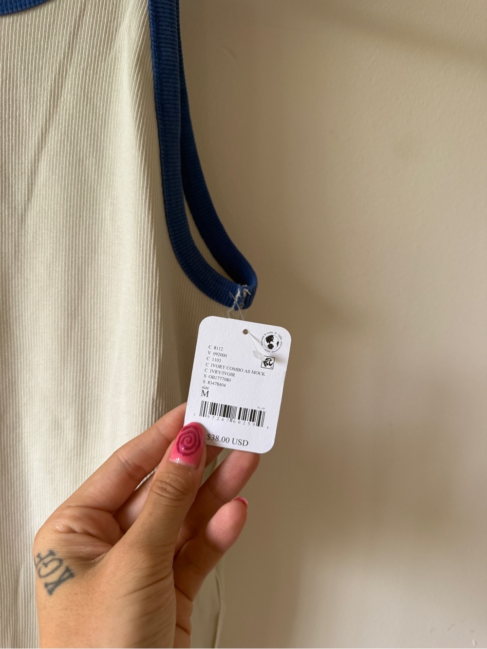 Free People Only One Ringer Solids Tank Top - Picture 4 of 5